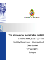 The strategy for sustainable mobility in Bologna