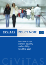 CIVITAS Policy Note: Gender equality and mobility: mind the gap!
